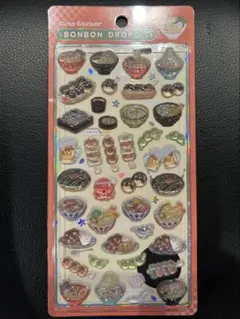 正規品 ボンボンドロップシール 和柄 和食