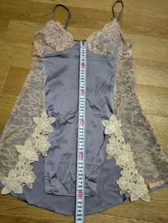 【送料無料】グレー ノースリーブ ミニワンピース