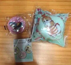 mofusand くら寿司 コラボ モフサンド クッションチャーム 缶バッジ