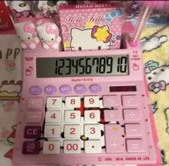 Hello Kitty 電卓 KT-2028B 12桁 キティ電卓 - メルカリ