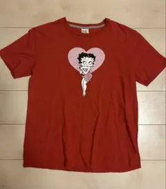 Betty Boop ベティーブープ Tシャツ レッドのサムネイル