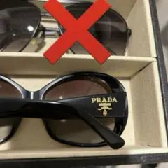 美品 PRADA プラダ サングラス SPR08O べっ甲 ブラウン ゴールド