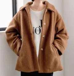 LEPSIM レプシィム♥ライトボアステンカラーコート