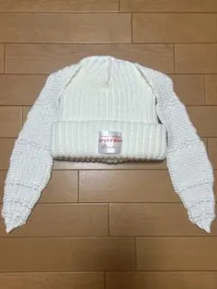 ☆新品、未使用！うさ耳帽子/ホワイト★
