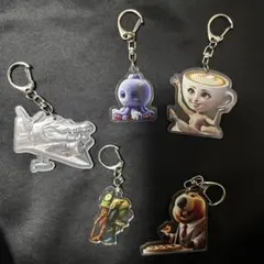 【5点まとめ売りアクリルキーホルダー ブレインロット