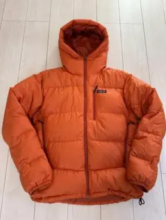 パタゴニア ダウンジャケット フィッツロイ M オレンジ パーカー フーディー