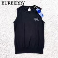 未使用 BURBERRY BLUE LABEL ノースリーブ　ハート　刺繍　38のサムネイル