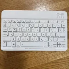 LAKOLE ワイヤレスキーボード 本体 Bluetooth 白