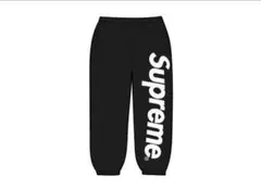 Supreme ブラック スウェットパンツ