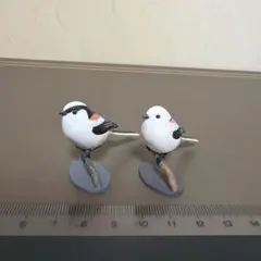 チョコQ日本の動物　エナガ・シマエナガ