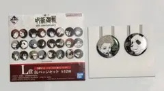 呪術廻戦 一番くじ L賞缶 バッジセット パンダ 狗巻棘