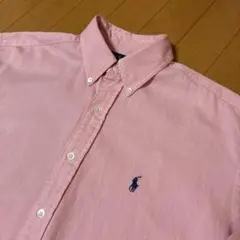 ラルフローレン　BLAKE　長袖シャツ　ピンク　L〜XL相当