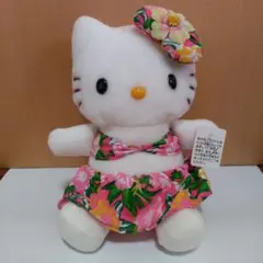 ハローキティ　アロハ　USA ぬいぐるみ タカラ　平成レトロ　フラガール ハローキティ アロハ USA ぬいぐるみ タカラ 平成レトロ フラガール