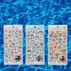 【新品未開封】鳥羽水族館 ボンボンドロップシール 3枚セット 水族館限定 正規品