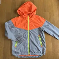 ギャップ　オレンジ グレー フード付き ジャケット