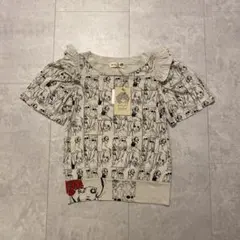 scolar スカラー 総柄 フリル 半袖 Tシャツ Mサイズ 新品未使用のサムネイル