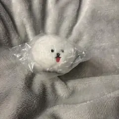 てのひらサイズのビションフリーゼ ぬいぐるみ ガチャ