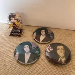 【値下げしました】文豪ストレイドッグス　森鴎外　缶バッジ、ミニアクスタ