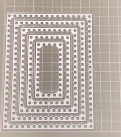 A12【新品未使用】四角フレーム③ カッティングダイ