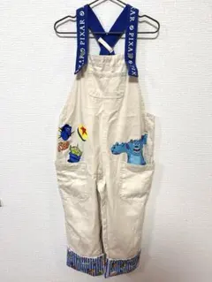 【美品】PIXAR ピクサー オーバーオール サロペット キッズ　110cm