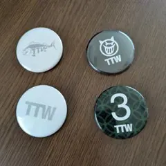 シーホース三河　タツヲ缶バッジ4個