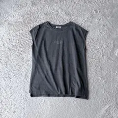 しまむら LINOLUCE Tシャツ ノースリーブ M グレーのサムネイル