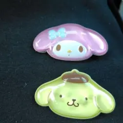 み*ほ様 しまむら　ぷっくりったいマイメロディ ポムポムプリンピンバッジセット