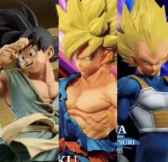 ドラゴンボール SMSP 孫悟空 ベジータ フィギュア 3種セット ダイマツリ