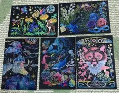 スクラッチアート 完成品