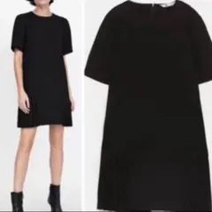 ZARA 裾プリーツワンピースのサムネイル