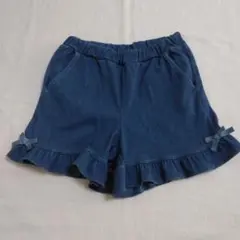 anyFAM フリル デニム ショートパンツ 120