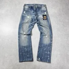 ROCAWEAR デニムパンツ ダメージ ワッペン グランジ archive Mのサムネイル