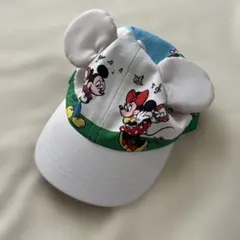 Disney ミッキーマウス 耳付き ベビー帽子 52cmのサムネイル