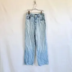 UNIQLO ユニクロ ライトブルー ストレート デニム パンツ ジーンズ
