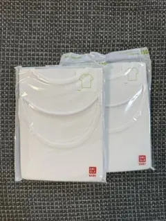 コットンフライスインナーT 半袖110（2セット）＋2枚