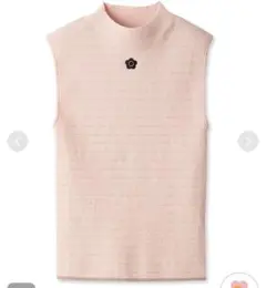 LILY BROWN × MARY QUANT デイジー刺繍リブニットトップス