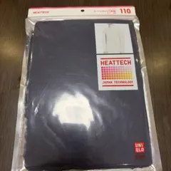ユニクロ ヒートテック タートルネックT(長袖) KIDS 110 ネイビー