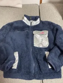 adidas フリースジャケット 150cm ネイビー