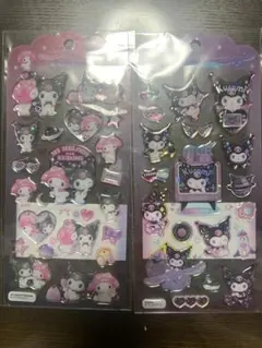 マイメロディ & クロミ ドロップジェリーシール2枚セット