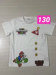 【公式】USJ スーパーマリオ　Tシャツ130cm ニンテンドーワールドのサムネイル