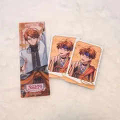 にじさんじ 3SKM 2周年グッズ 北見遊征 ランダムチェキ風カード2枚&特典