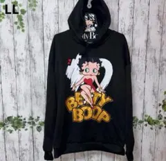 ベティブープパーカー　ベティちゃんパーカー　ブラック　メンズ　レディース