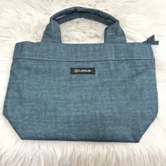 【新品・未使用】LEXUS レクサス ランチバッグ トートバッグ デニム調