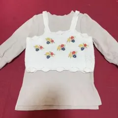 キャミ付き ワンピース