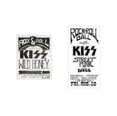 レプリカポスター2枚組 KISS EXPO TOKYO 2016 地獄の博覧会