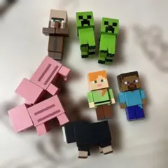 マインクラフト　マイクラ　フィギュア　セット