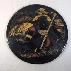 【未使用】輪島屋造 沈金師 水尻清甫 刻「輪島塗 四段重 台付」 共箱 未使用】輪島屋造 沈金師 水尻清甫 刻「輪島塗 四段重 台