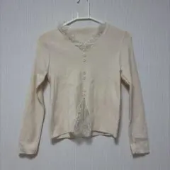 SHEIN レースVネックニット