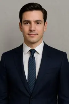 HERMES-PARIS ダークブルー ストライプ ネクタイ