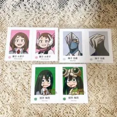 ヒロアカ wariふぉと 麗日お茶子 障子目蔵 蛙吹梅雨(箔押し レアパラレル)